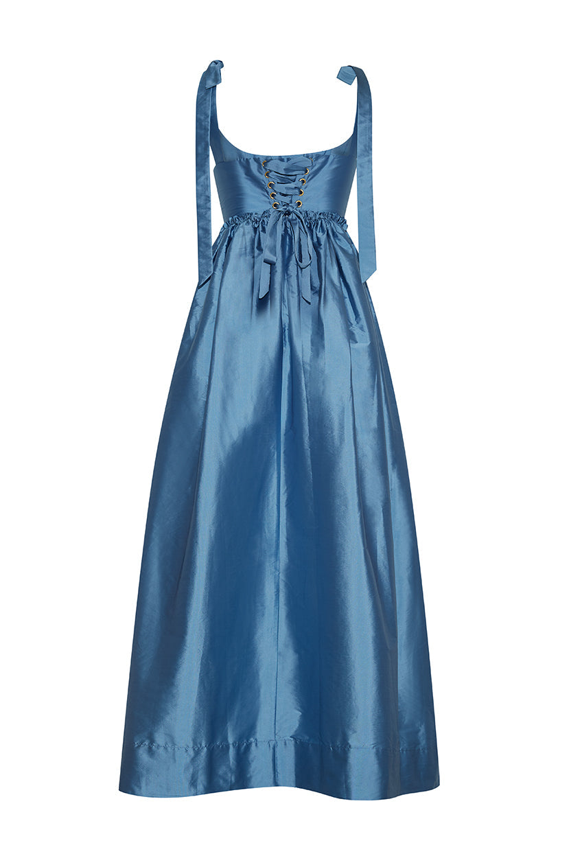 Marie Dress in Azure Blue