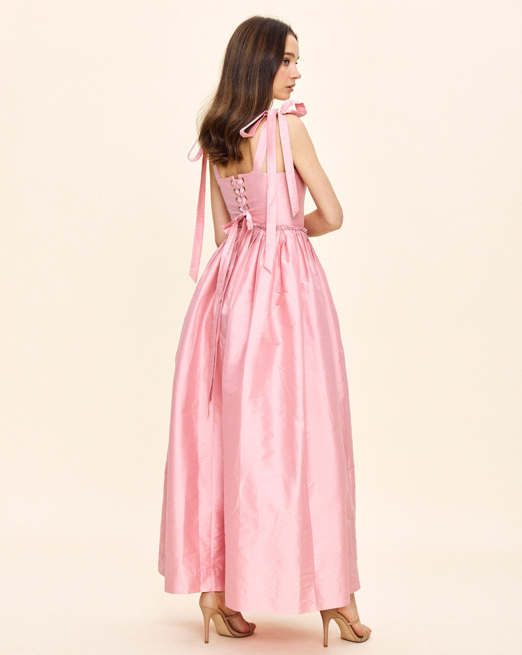 Marie Dress in Tea Rose