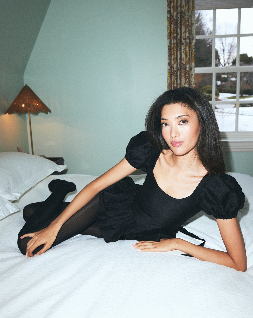 Eleanor Corset in Noir