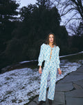 Libby pant in Floral Toile