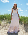 Camille Dress in Tan Gingham