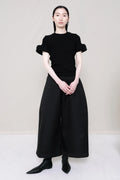 BLACK FOAM CUFF TEE