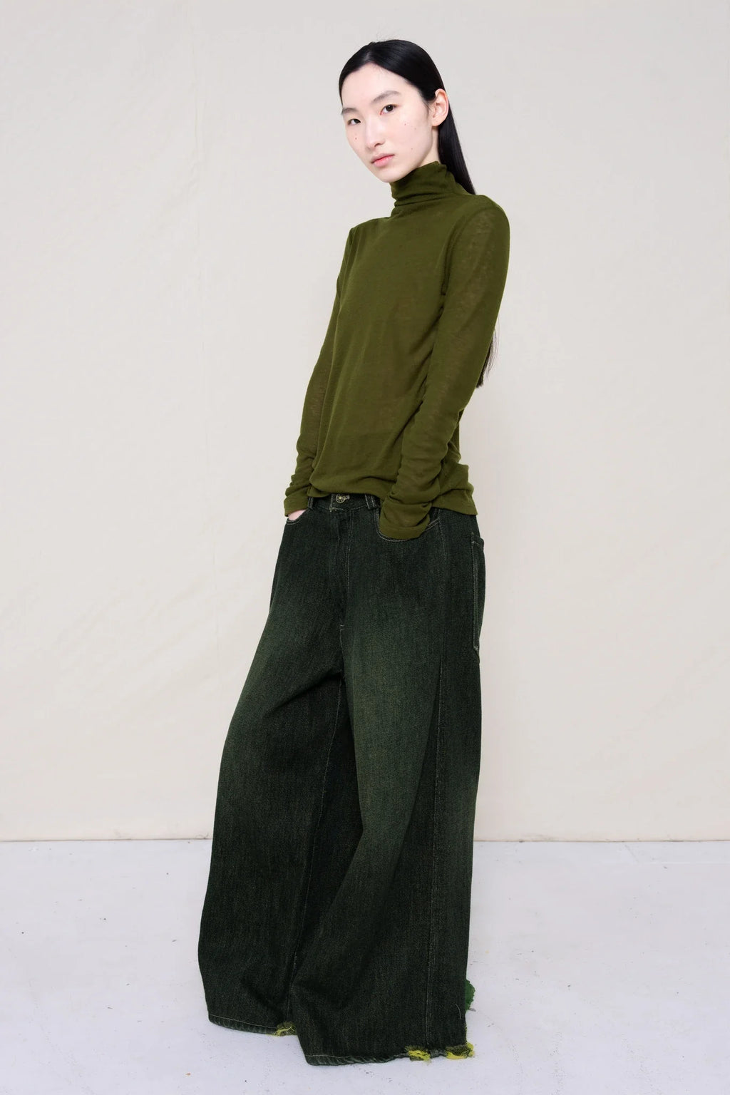 MOSS LONG SLEEVE TURTLENECK