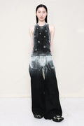 BLACK PAINTED PIERCED PRINT TANK