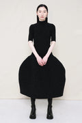 GLITTER BLACK BABY MOCK NECK