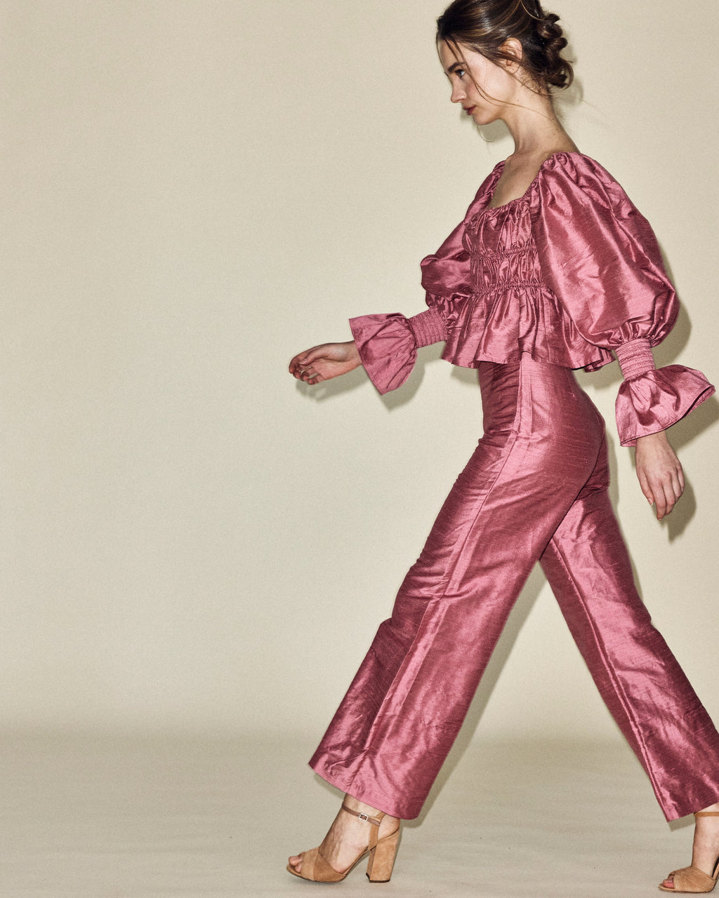 Libby Pant in Pink Mauve