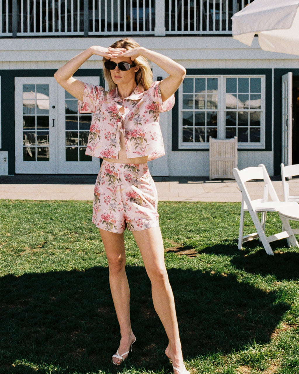 Olivia Short in Blush Floral