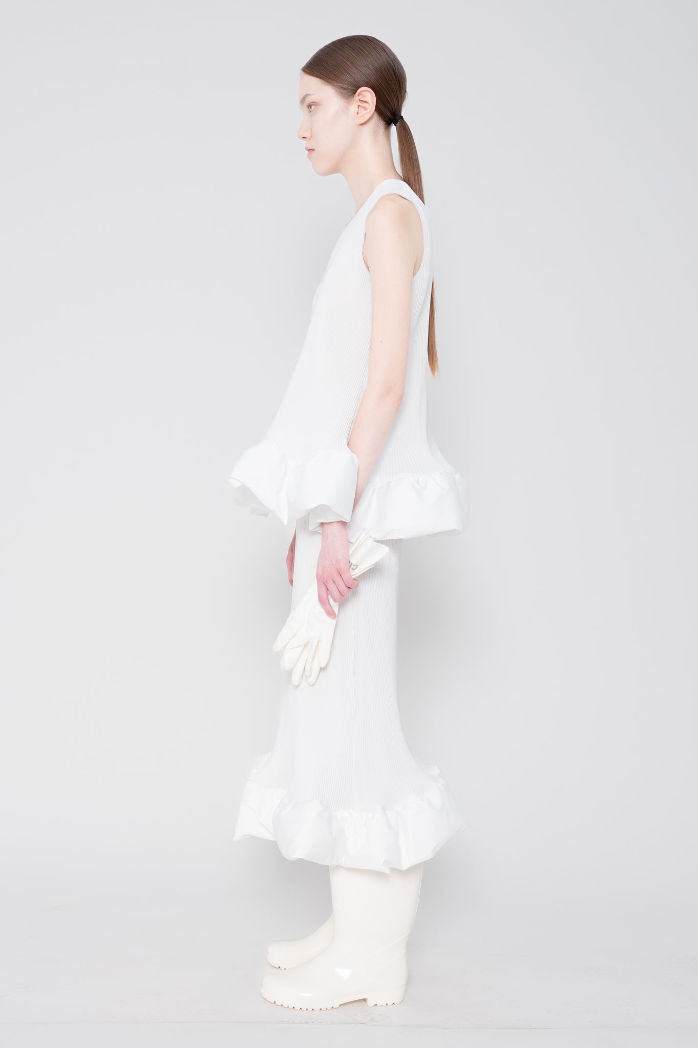 WHITE SLIM RIPPLE TANK