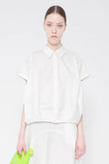 WHITE WAVY SHIRT