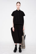 BLACK WAVY SHIRT
