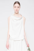WHITE ROUNDED TOP