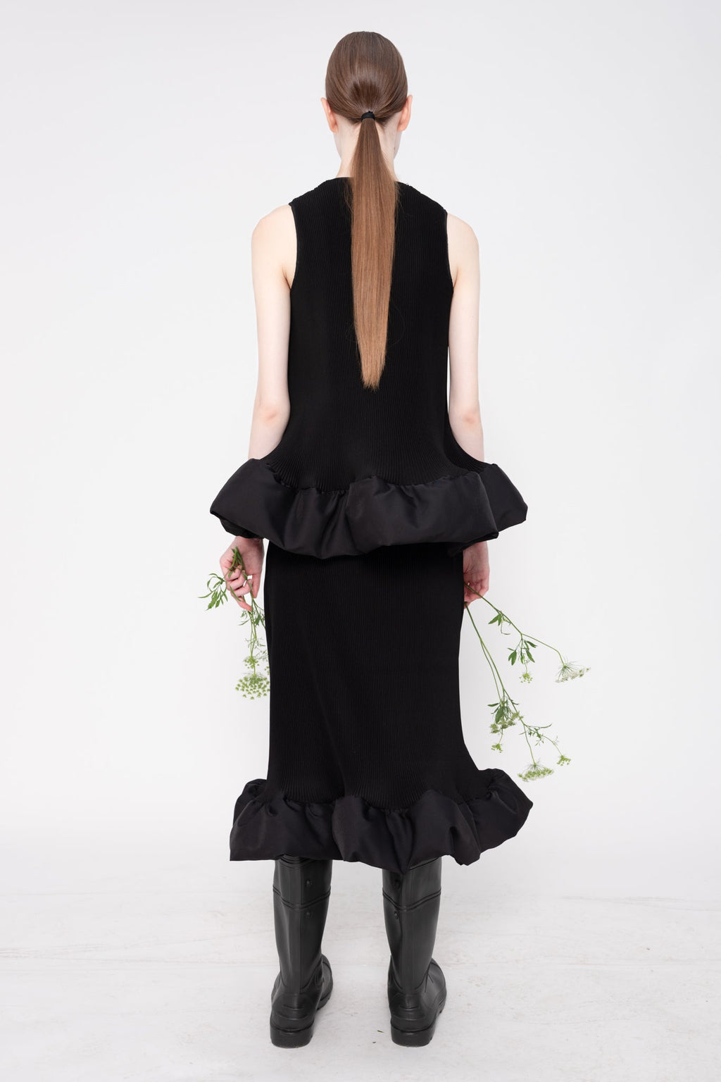 BLACK SLIM RIPPLE TANK