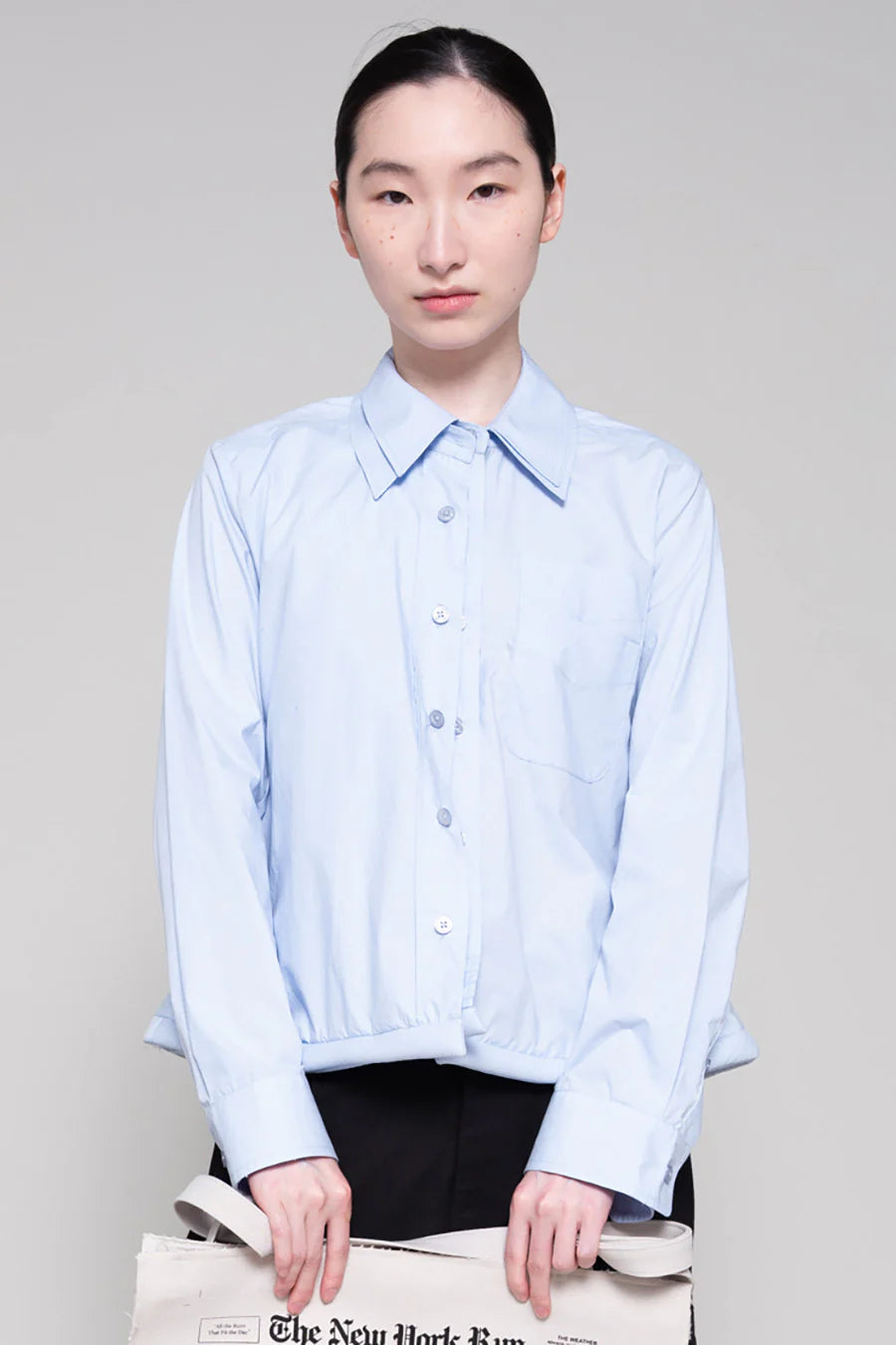 SOFT BLUE DOUBLED SHIRT