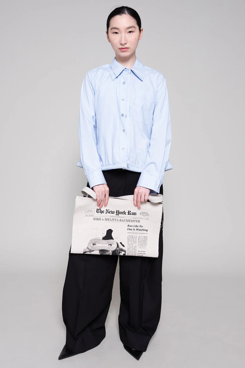 SOFT BLUE DOUBLED SHIRT