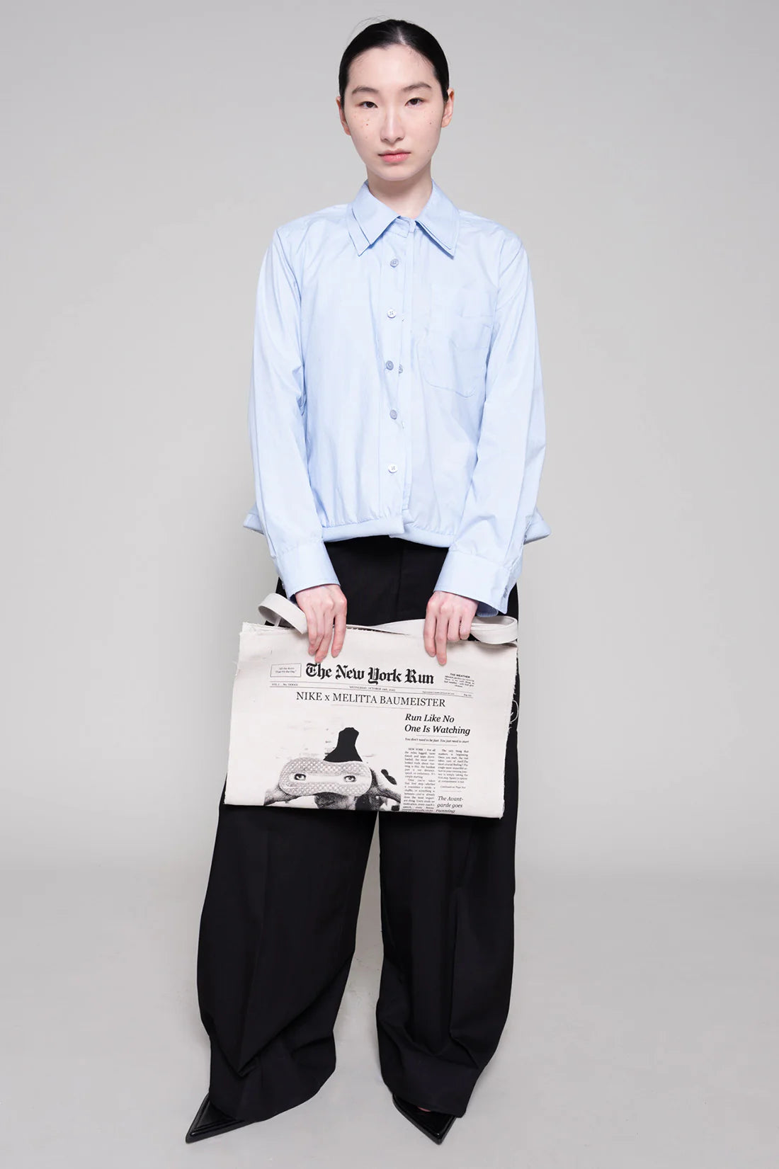 SOFT BLUE DOUBLED SHIRT