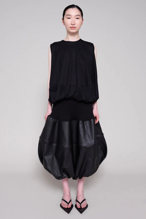 BLACK COCOON TOP