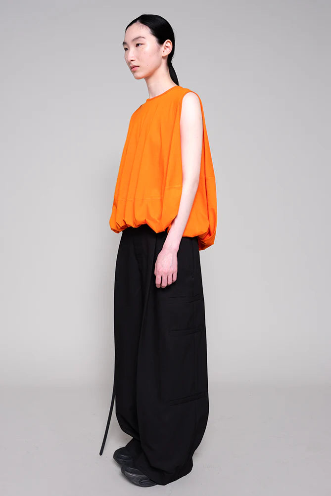 ORANGE COCOON TOP