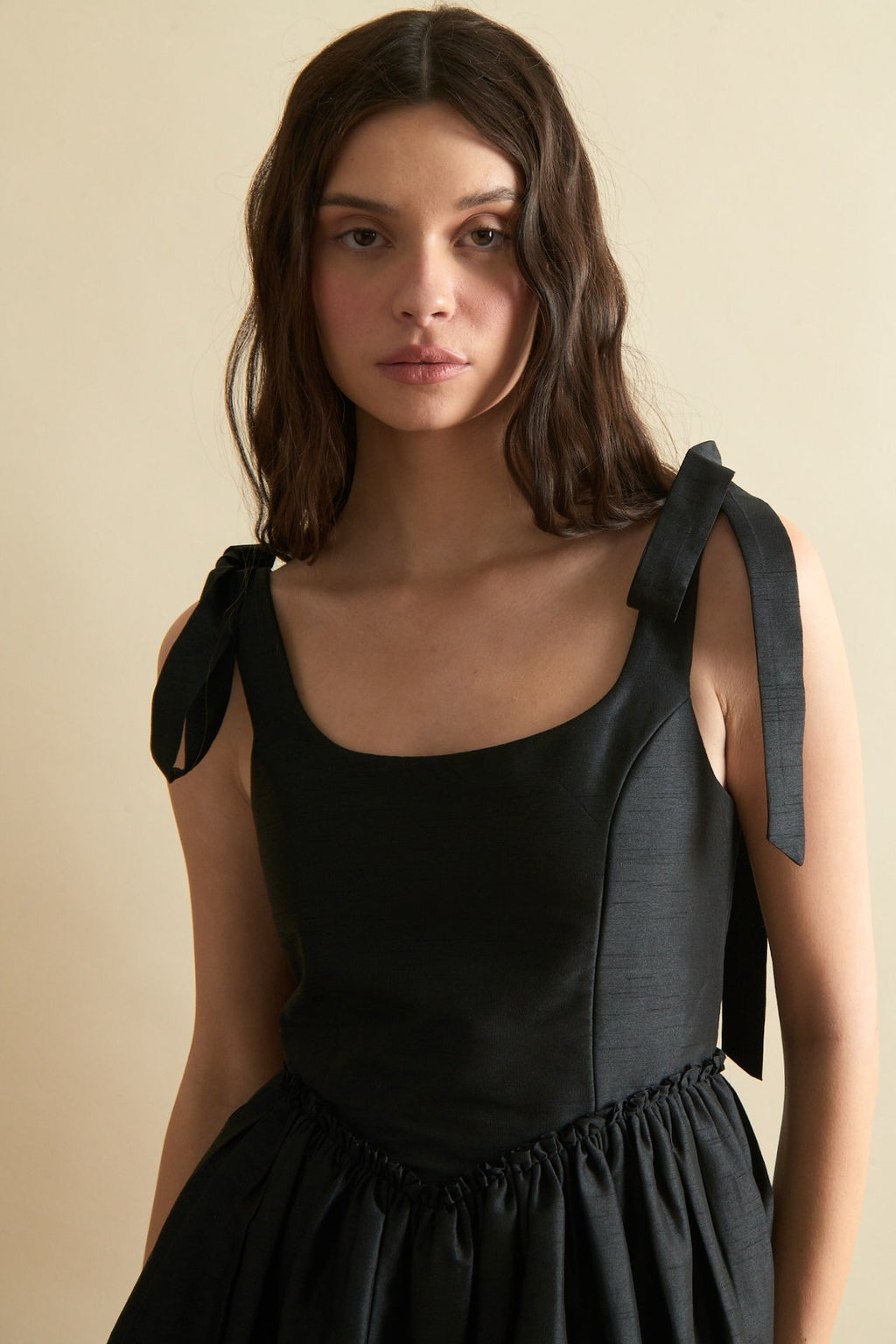 Marie Dress in Noir