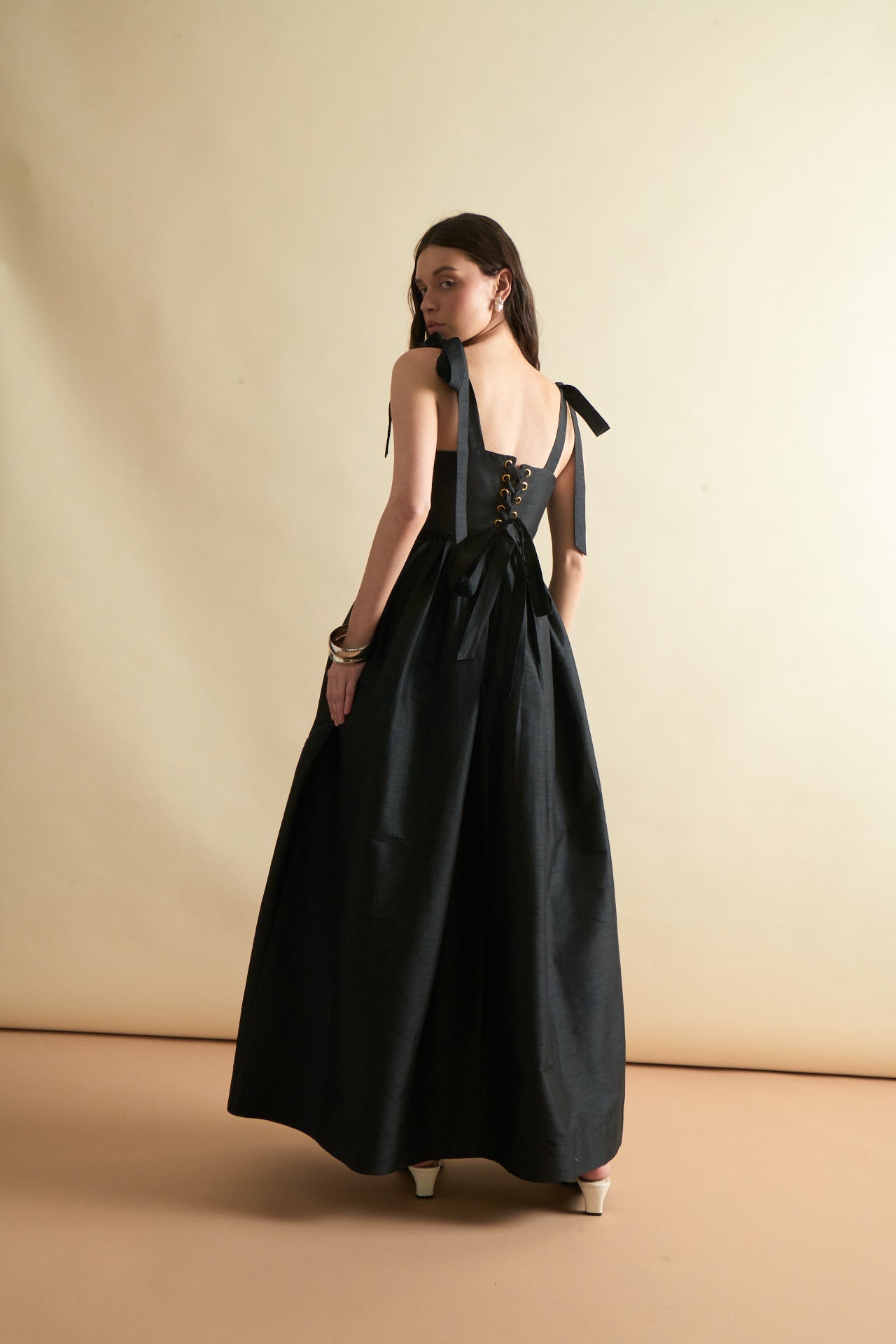 Marie Dress in Noir