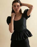 Eleanor Corset in Noir