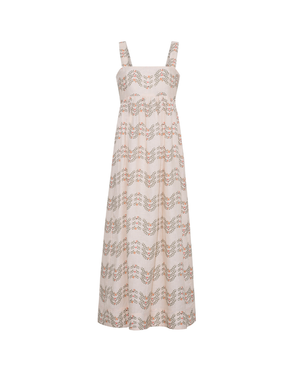 Beatrice Dress in Floral Trellis