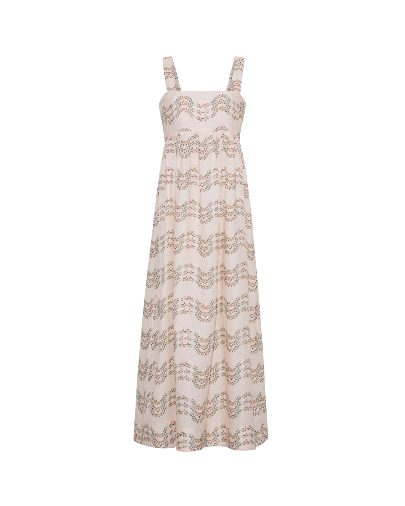 Beatrice Dress in Floral Trellis