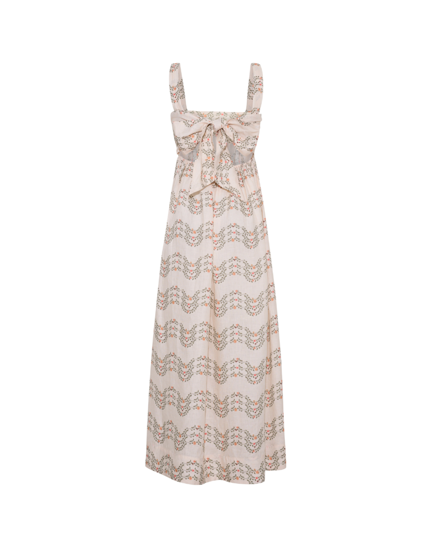 Beatrice Dress in Floral Trellis