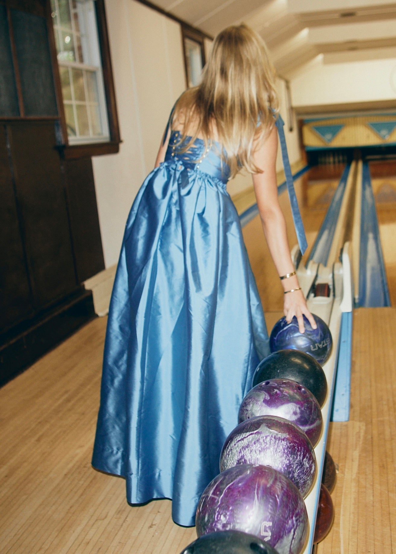 Marie Dress in Azure Blue