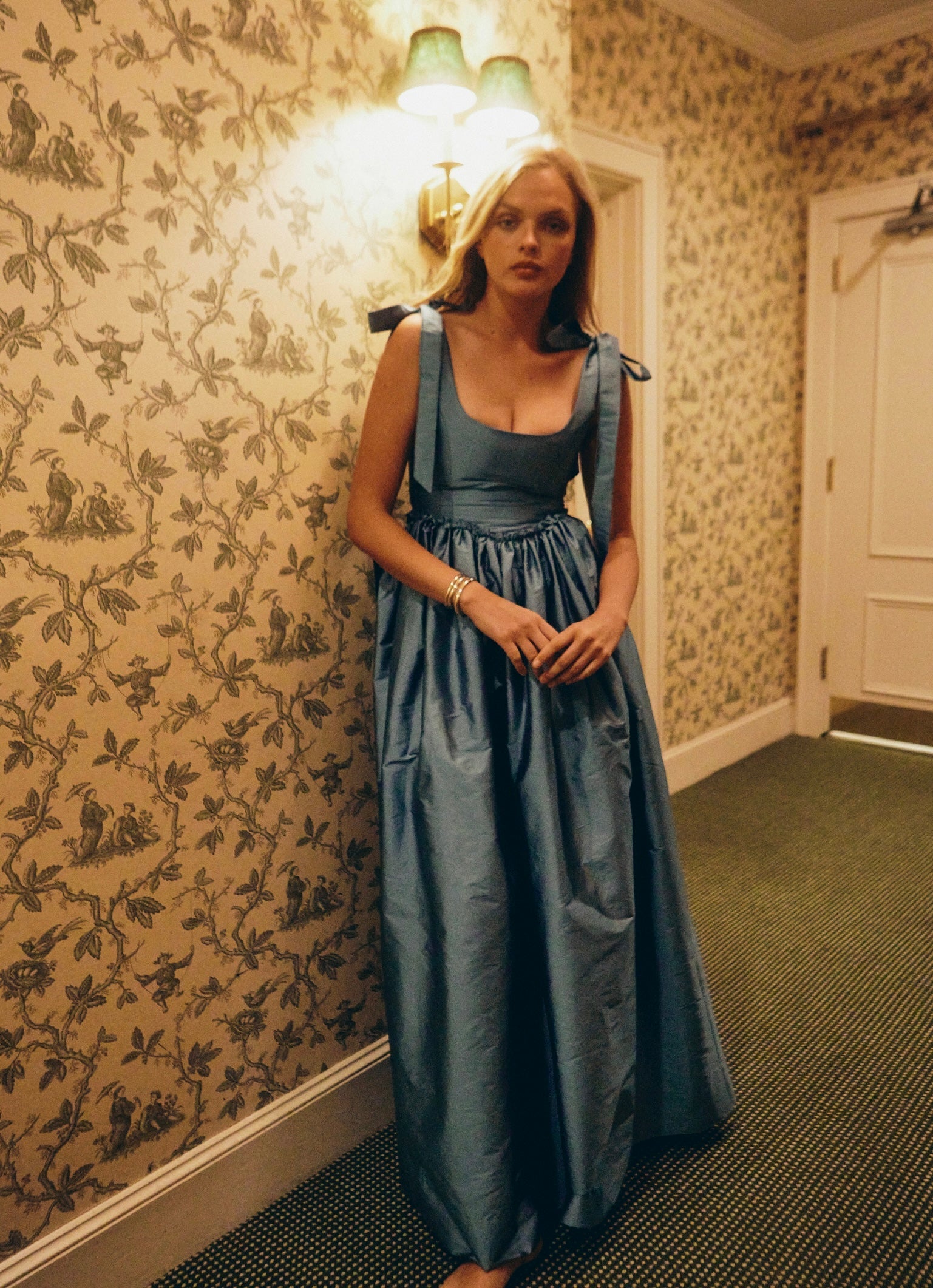 Marie Dress in Azure Blue